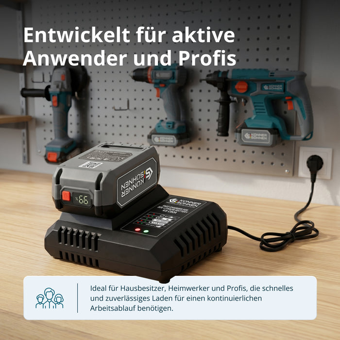 Schnellladegerät für Li-Ion Akku KS C90A