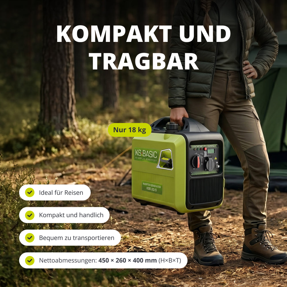 Invertorový generátor KSB 20i S