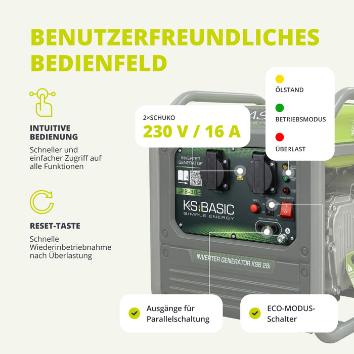 Gerador inversor KSB 28i