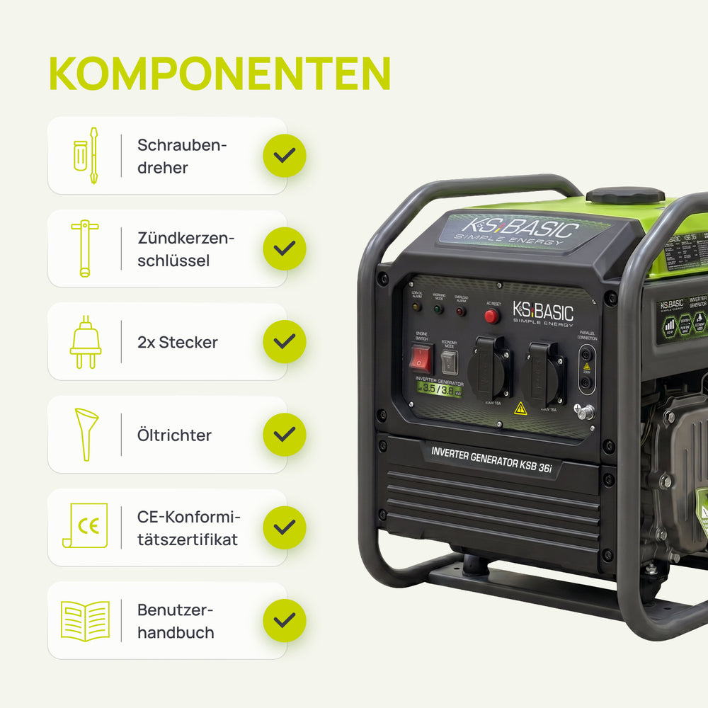 Invertorový generátor KSB 36i
