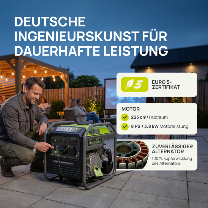 Invertergenerator KSB 38i