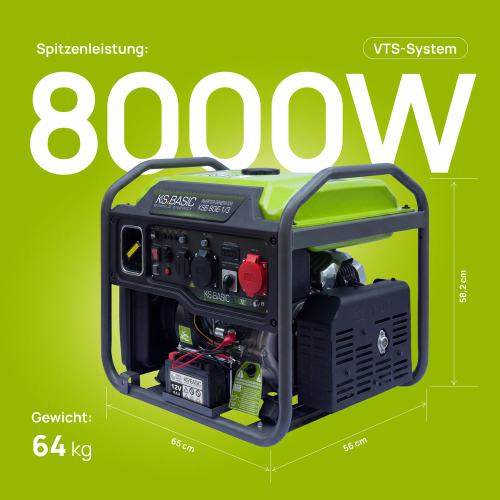 Inverter generátor KSB 80iE-1/3