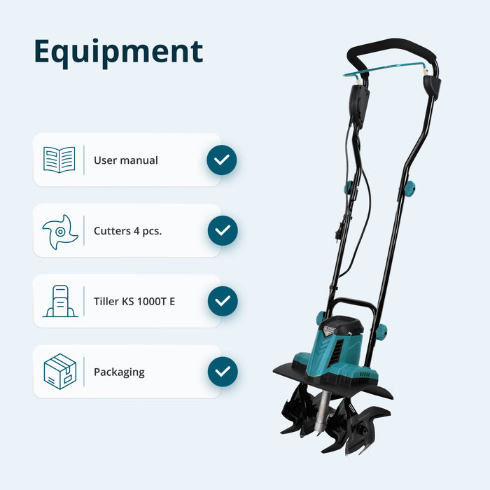 Electric tiller KS 1000T E