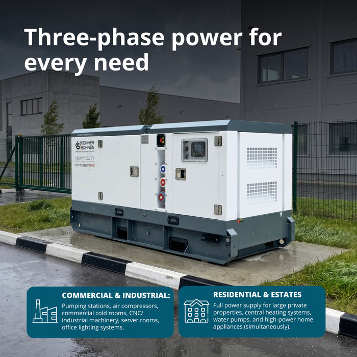 Three-Phase Diesel Power Station KS 110-3BE