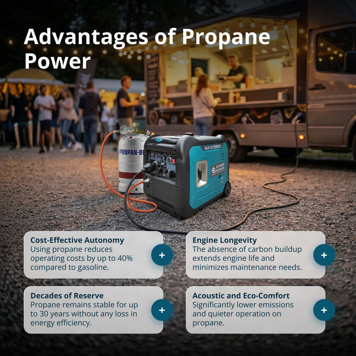 LPG/бензинов инверторен генератор KS 5500iEG S