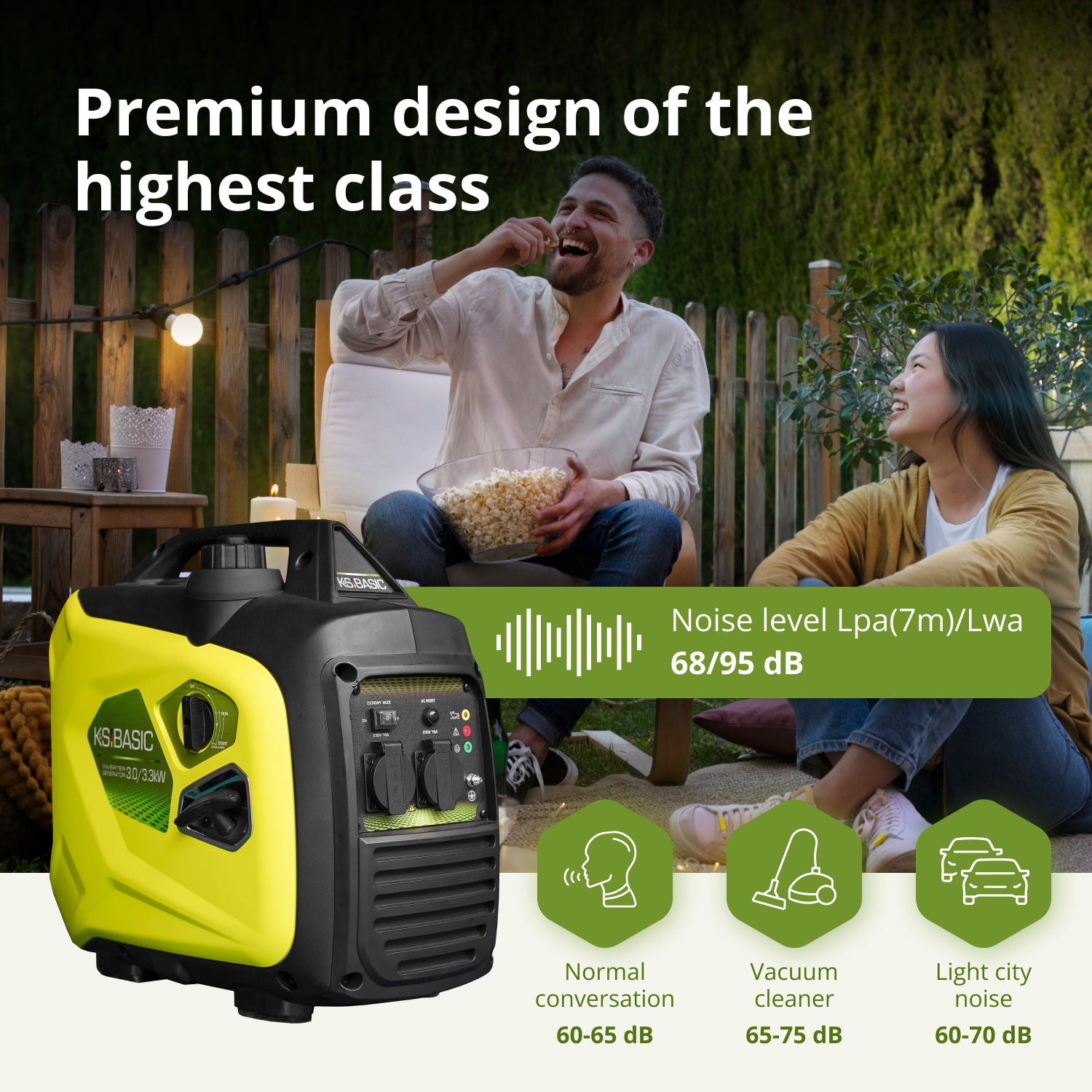 Generator pe benzină cu invertor KSB 33i S