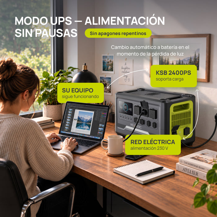 Estación de carga portátil KSB 1200PS