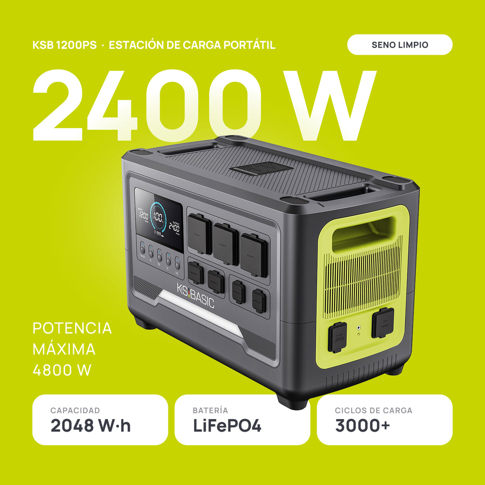 Estación de carga portátil KSB 2400PS