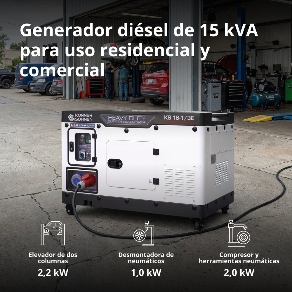 Generador diésel KS 16-1/3E