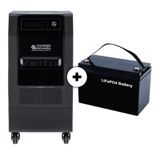 Bediening vanaf een externe batterij