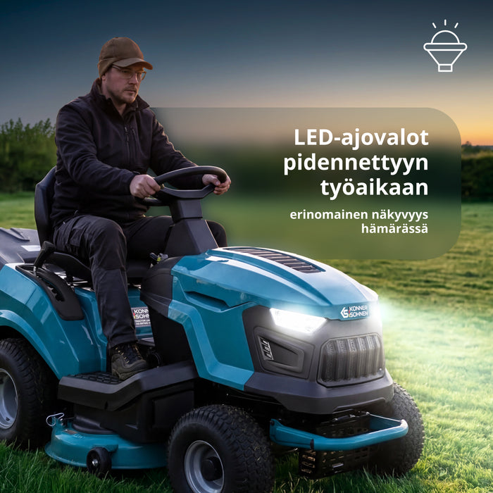 Bensiinikäyttöinen Traktoriruohonleikkuri KS 98TMG-H