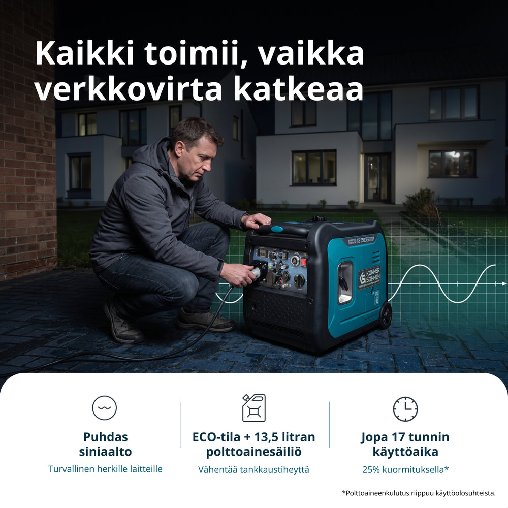 Invertterigeneraattori KS 5500iE S ATSR