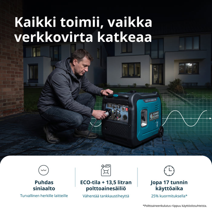 Invertterigeneraattori KS 5500iE S ATSR