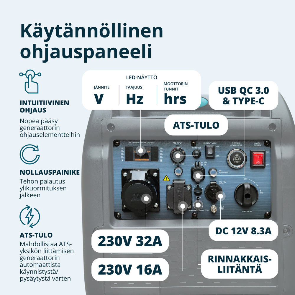 Invertterigeneraattori KS 5500iE S ATSR