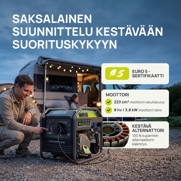 Invertterigeneraattori KSB 36i