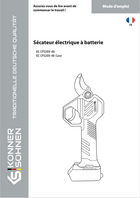 Sécateur électrique à batterie KS СPS20V-40, KS СPS20V-40 Case