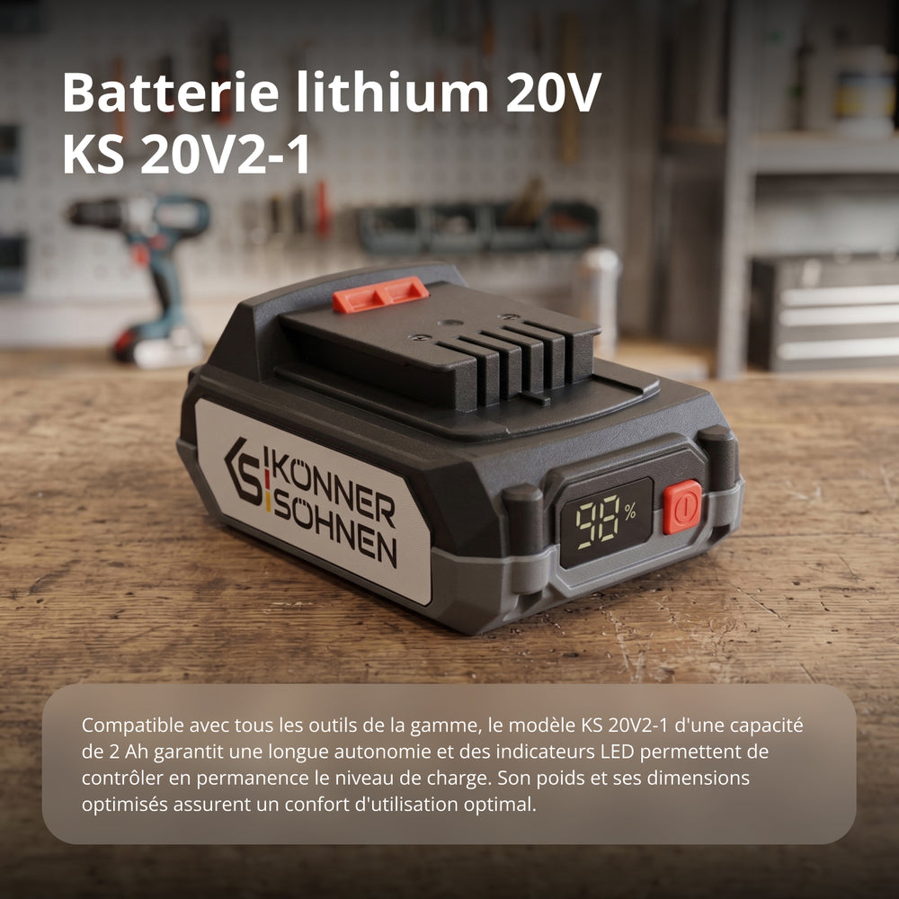 Kit de démarrage KS 20V2-1-DUAL
