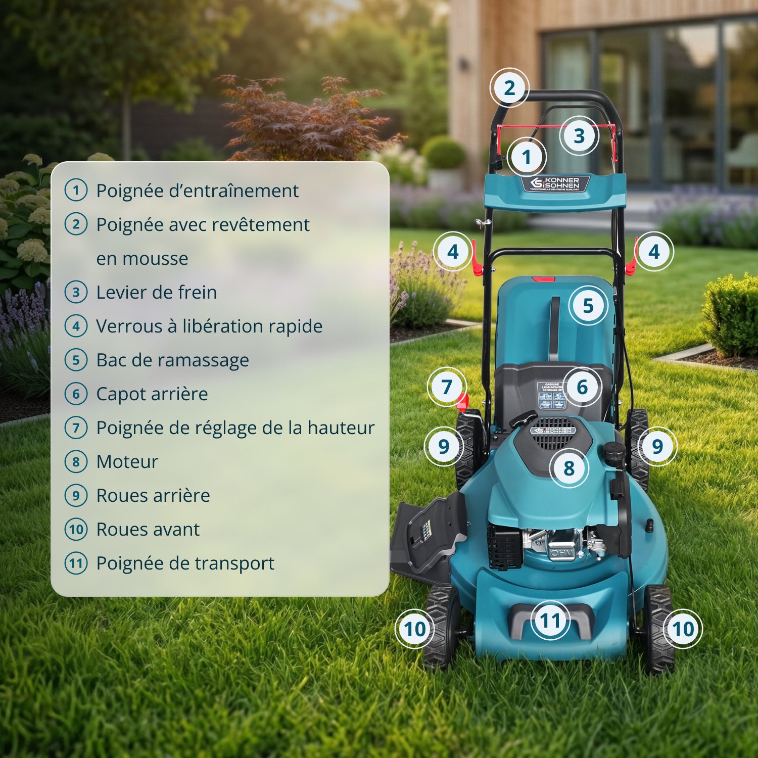Tondeuse à gazon thermique KS 56LMG-SP
