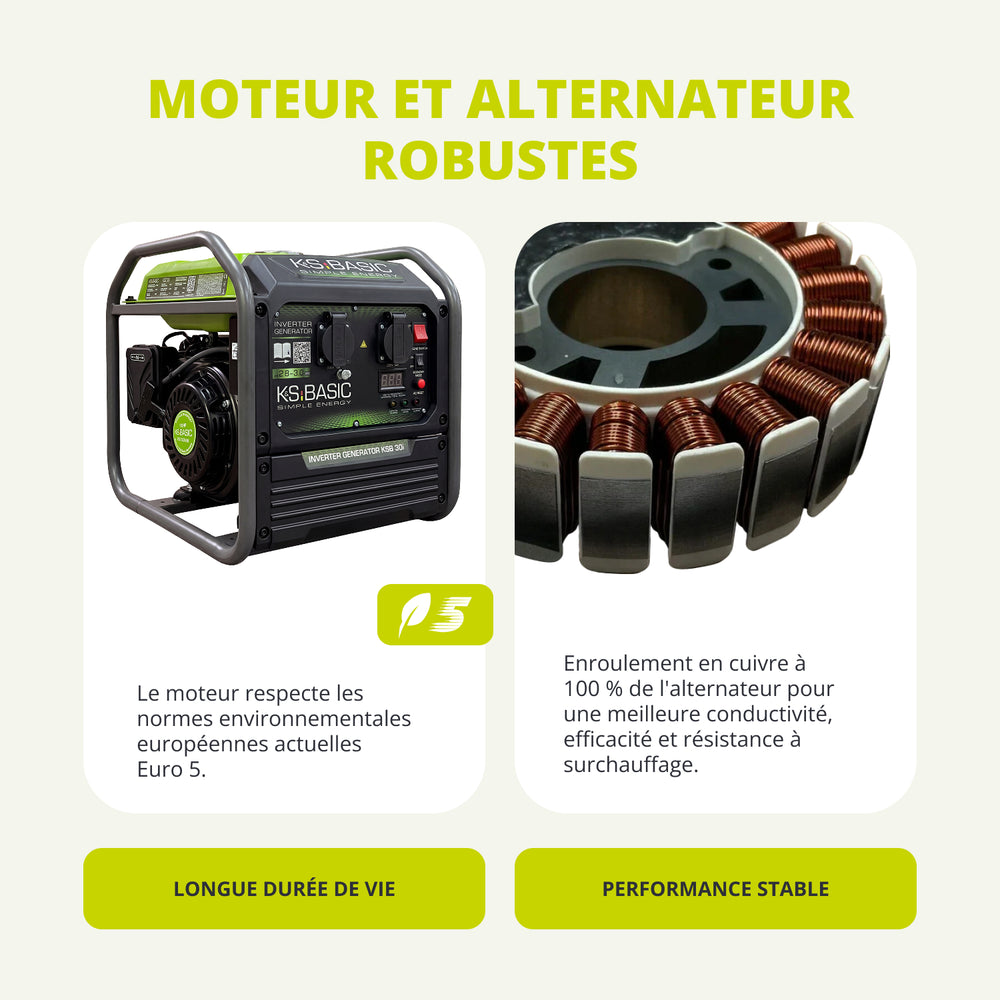 Groupe électrogène inverter KSB 30i