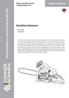 Gasoline chainsaw KS CS21G, KS CS31G