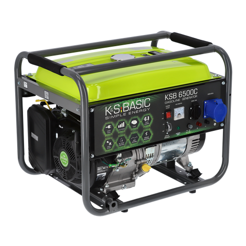 Bensiinikäyttöinen generaattori 'K&S BASIC' KSB 6500C