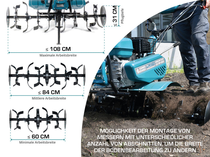 Βενζινοκίνητο σκαπτικό KS 7HP-950S