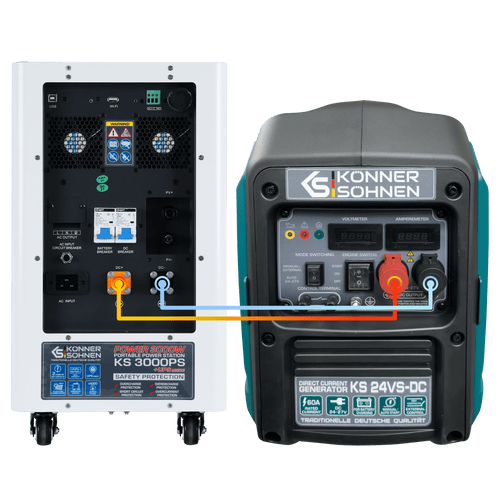 Гібридне джерело живлення з генератором постійного струму