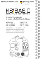 Gerador Inversor KSB 22i S, KSB 33i S 