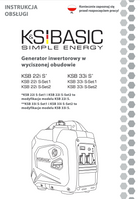 Gerador Inversor KSB 22i S, KSB 33i S 