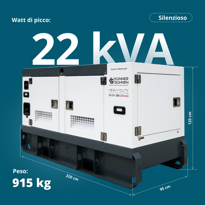 Centrale Elettrica Diesel Trifase KS 22-3BE