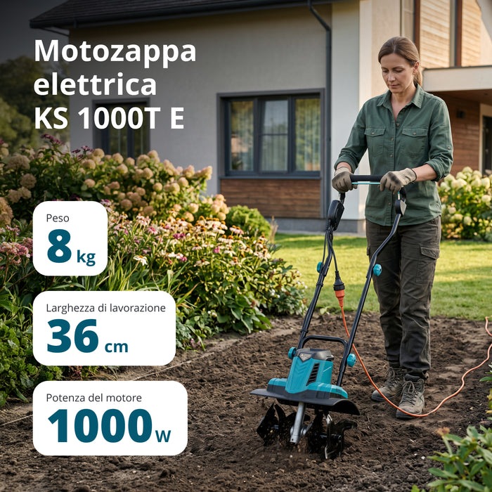 Motozappa elettrica KS 1000T E