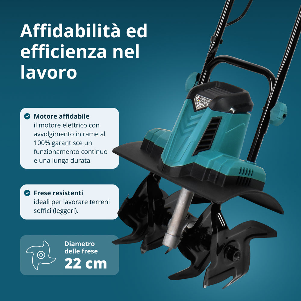 Motozappa elettrica KS 1000T E