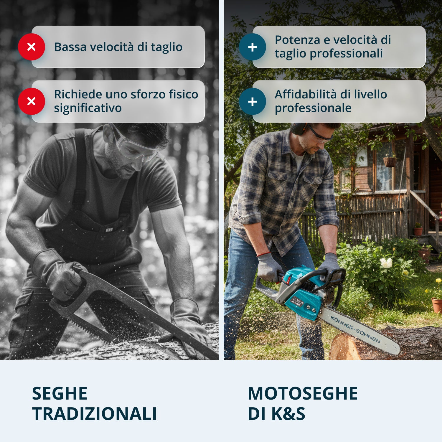 Motosega a benzina KS CS40G-20