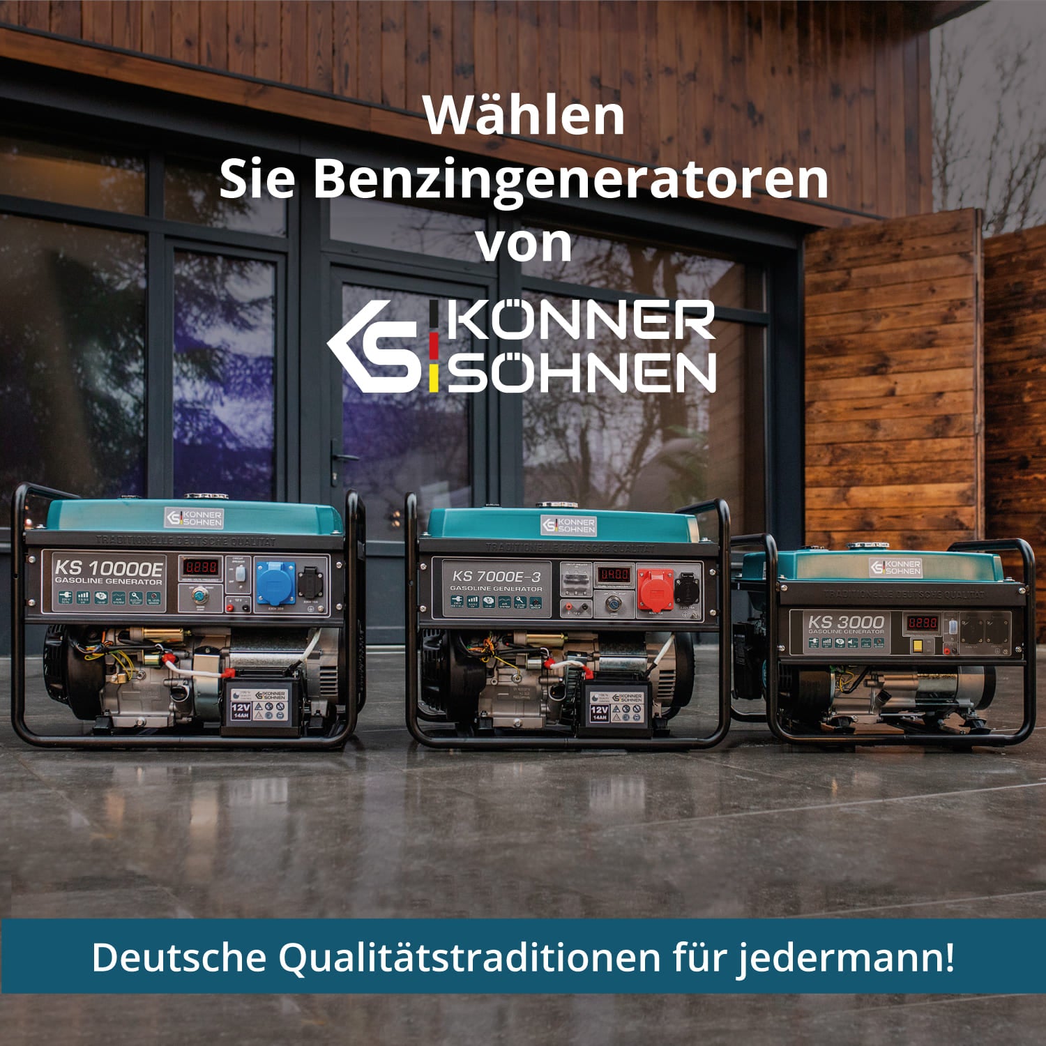 Generator pe benzină „Könner & Söhnen” KS 3000