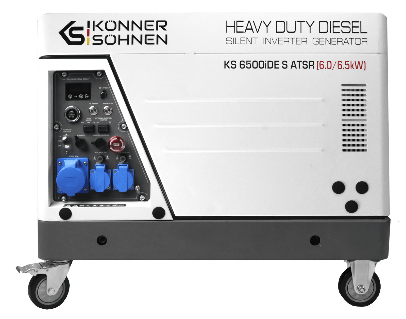 Diesel-Inverter-Generator im Schallschutzgehäuse KS 6500iDE S ATSR