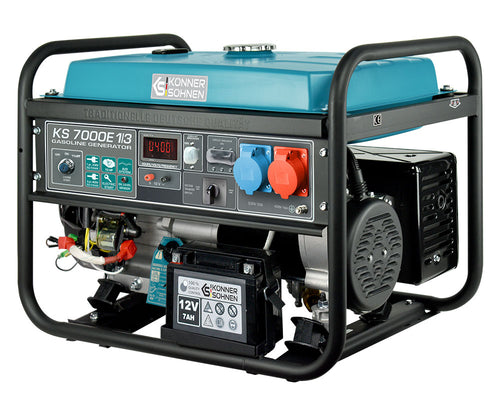Benzin-Generator "Könner & Söhnen" KS 7000E 1/3