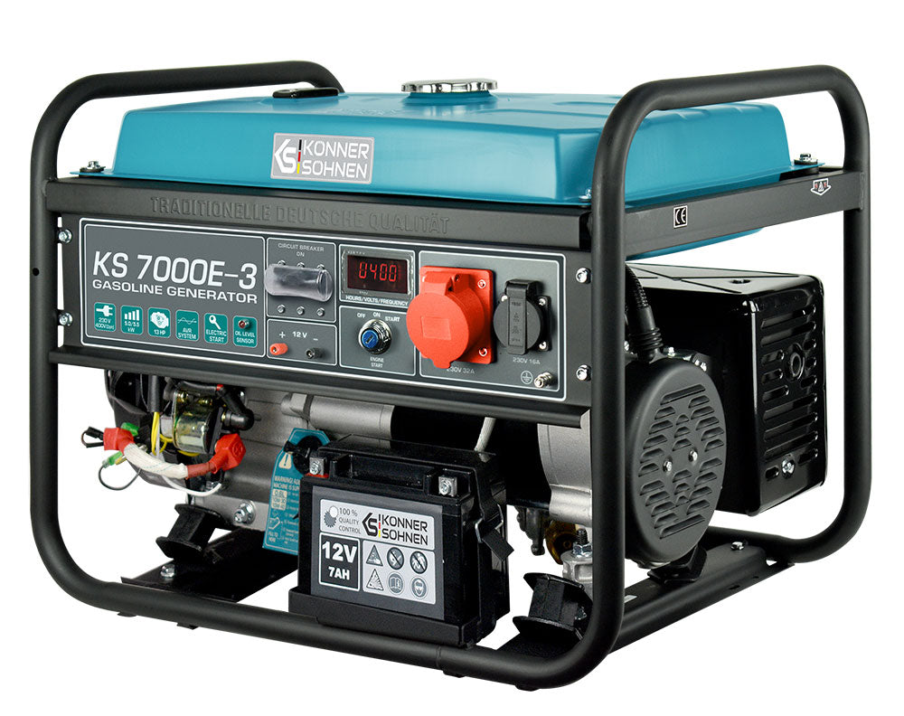 Bensiinikäyttöinen generaattori 'Könner & Söhnen' KS 7000E-3