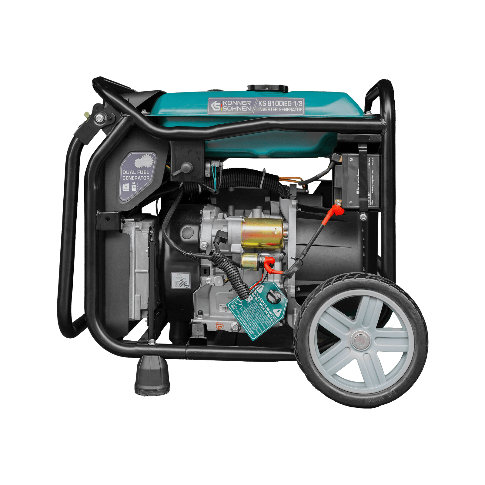 Generatore inverter a GPL/benzina KS 8100iEG 1/3