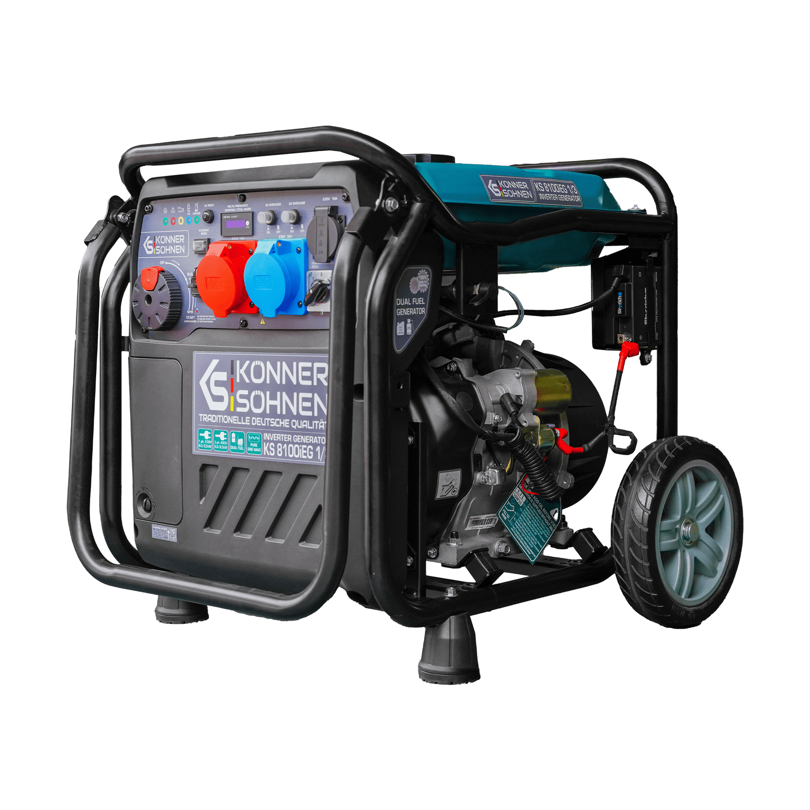 Generatore inverter a GPL/benzina KS 8100iEG 1/3