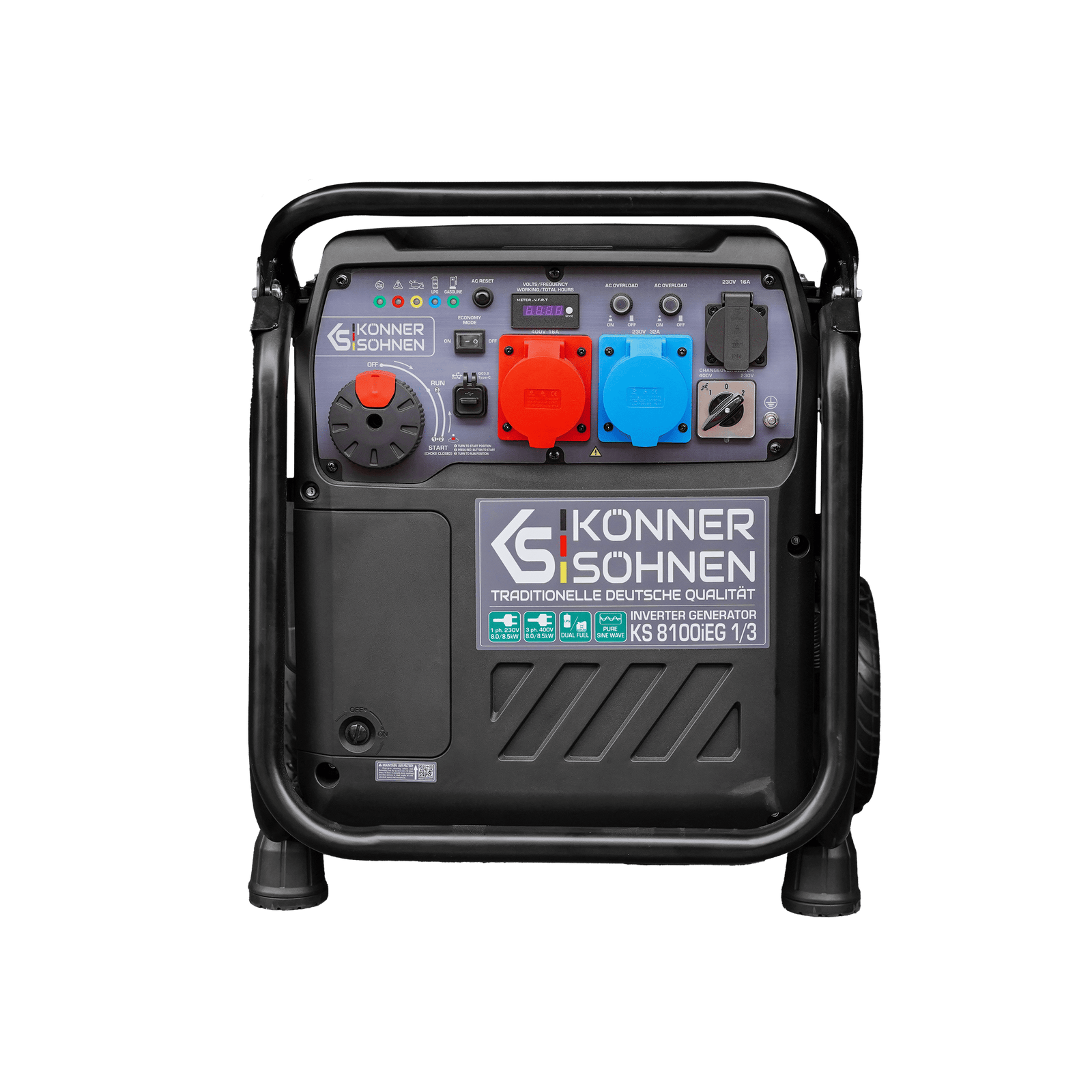 Generatore inverter a GPL/benzina KS 8100iEG 1/3