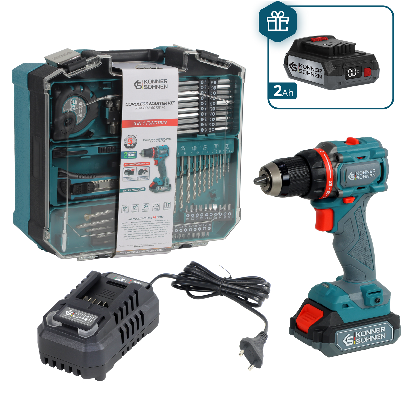 Bežični Master Set KS ID20V-60 KIT 74