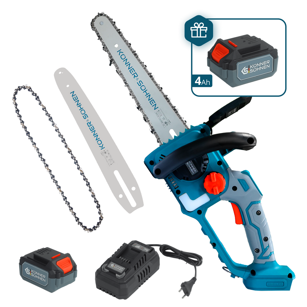 Johdoton Mini Moottorisaha KS MCS20V-12 SET PLUS
