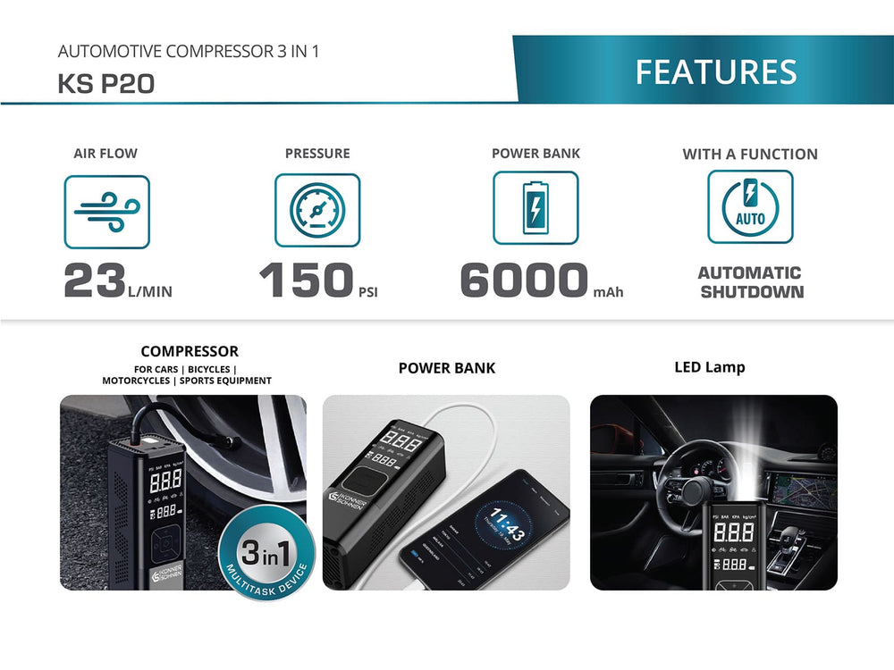 Compresor cu acumulator KS P20