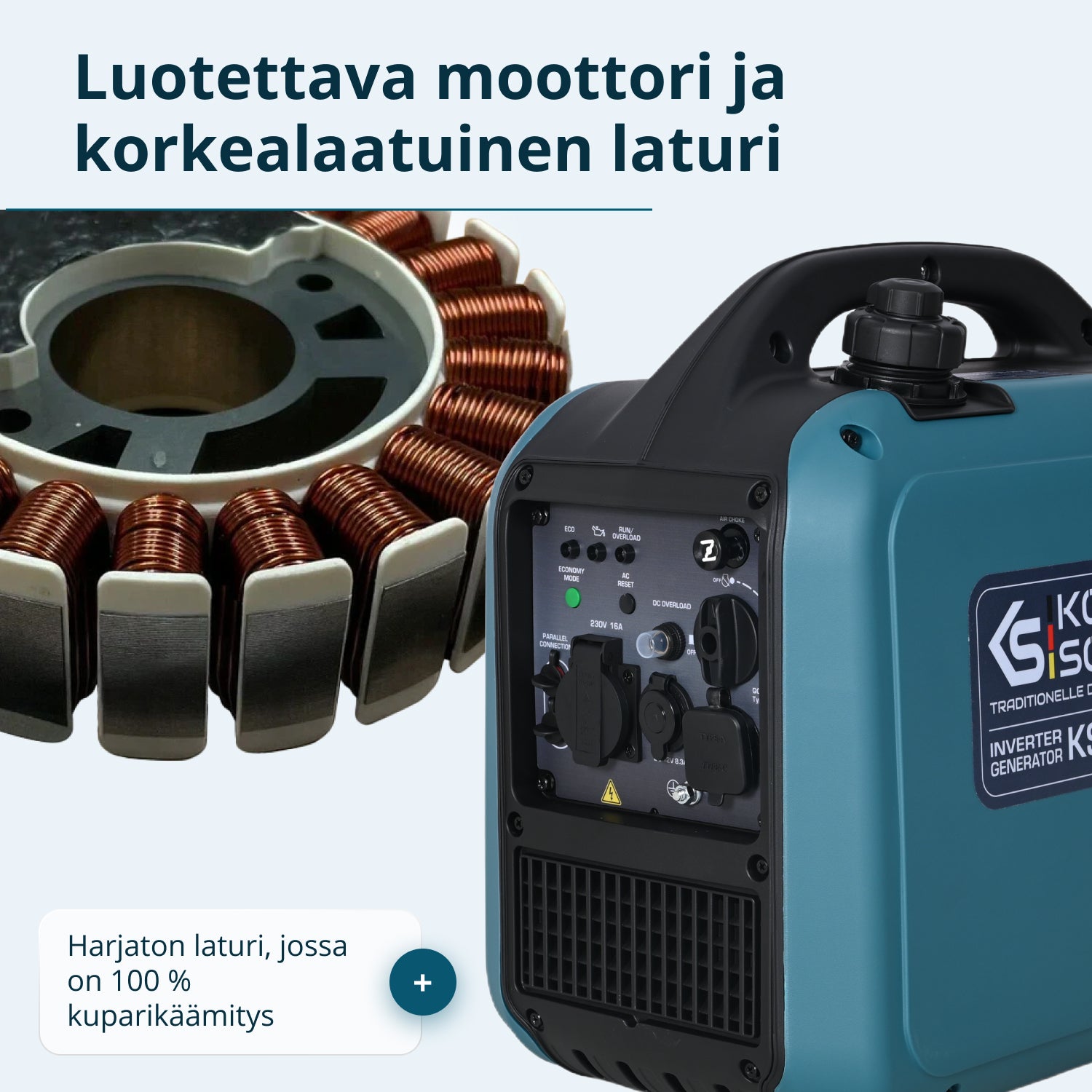 Invertterigeneraattori KS 1900i S