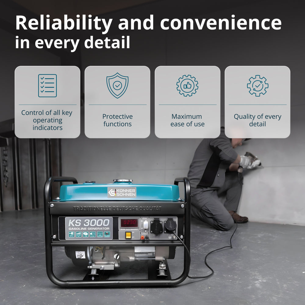 Gasoline generator "Könner & Söhnen" KS 3000