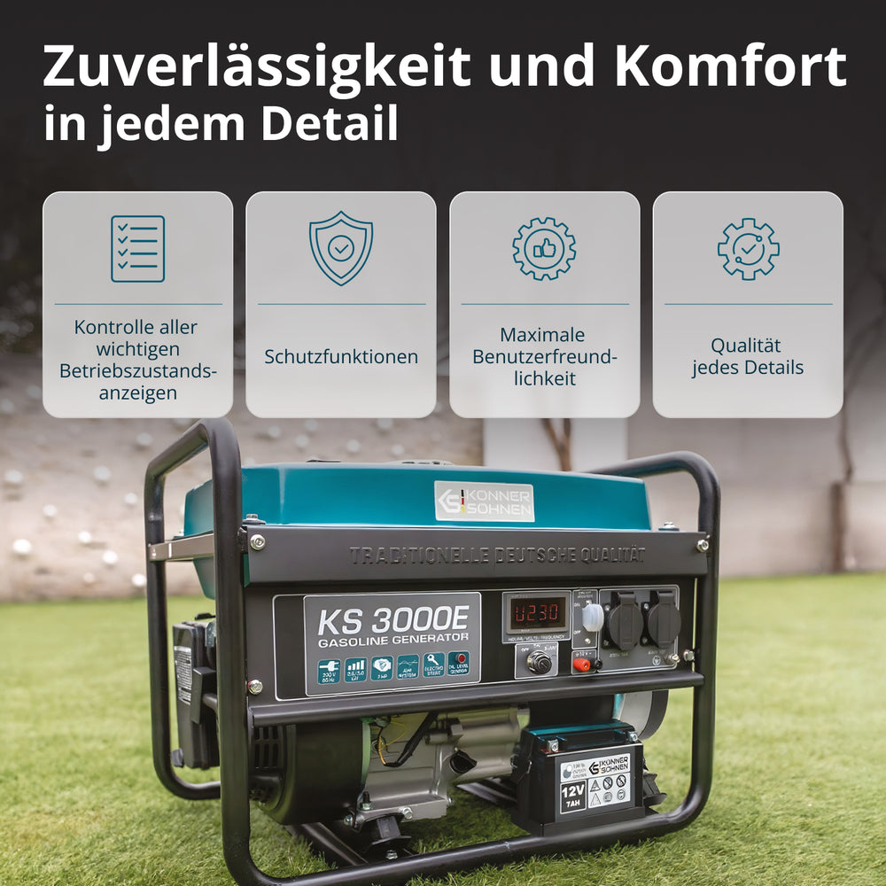 Bensinaggregat "Könner & Söhnen" KS 3000E