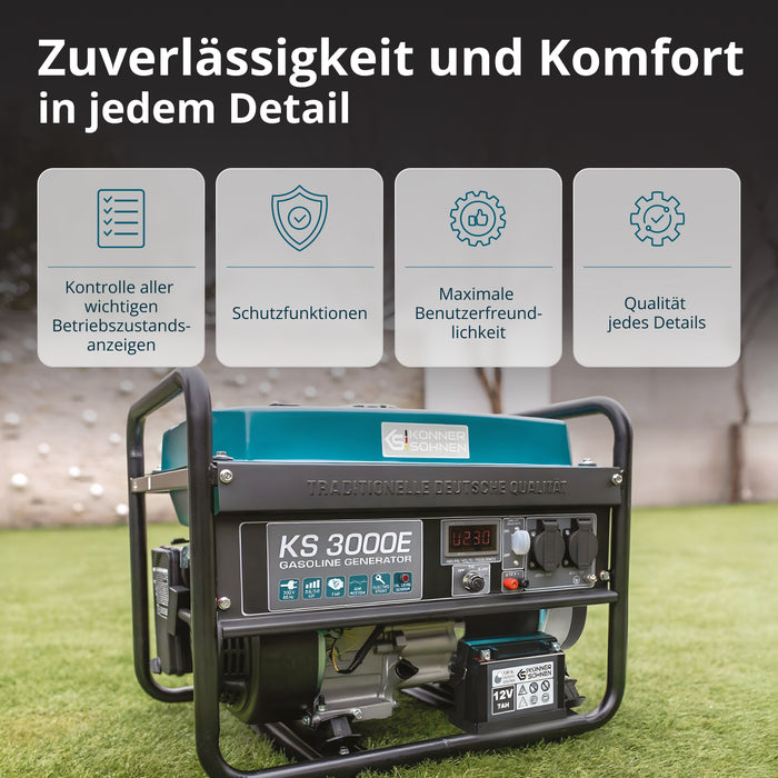 Bensinaggregat "Könner & Söhnen" KS 3000E