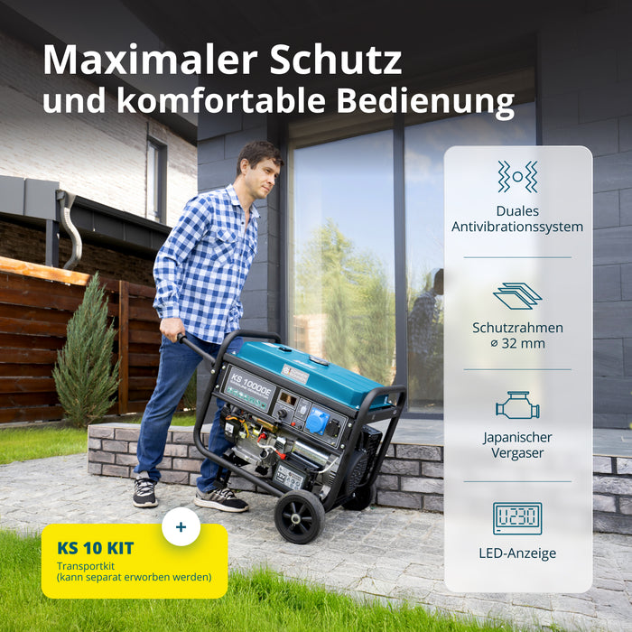 Benzinski generator „Könner & Söhnen“ KS 10000E
