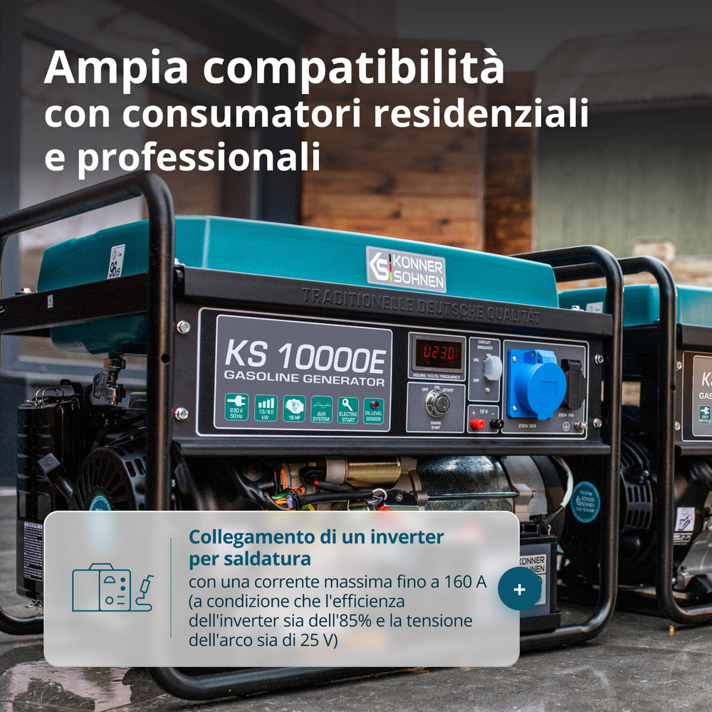 Generatore a benzina "Könner & Söhnen" KS 10000E