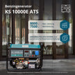 Benzingenerátor „Könner & Söhnen” KS 10000E ATS thumbnail